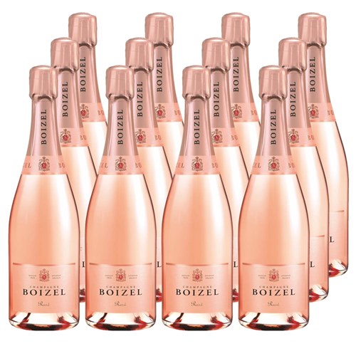 Boizel Rose  NV Champagne 75cl Crate of 12 Champagne